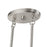 Livex Weavington 3Lt Extra Large Chandelier, Nickel/Charred Gray