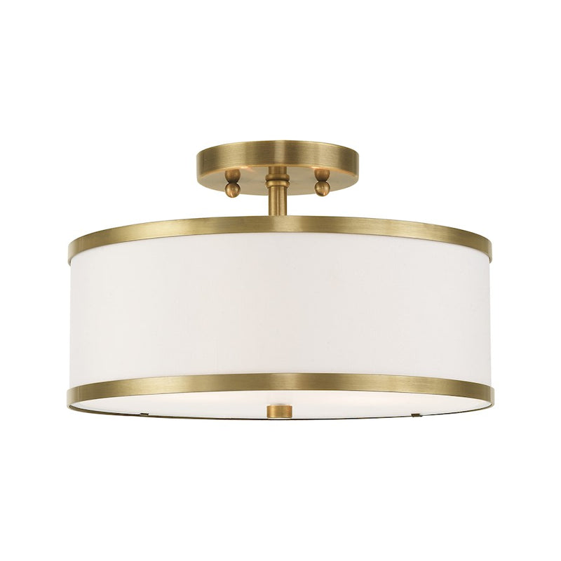 Livex Lighting Park Ridge 2 Light Semi-Flush
