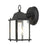Livex Hamilton 1 Light Outdoor Mini Downlight Wall Lantern, Black