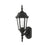 Livex Hamilton 1 Light Outdoor Mini Uplight Wall Lantern, Black