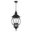 Livex Frontenac 4 Light Outdoor Pendant Lantern, Textured Black