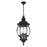 Livex Frontenac 4 Light Outdoor Pendant Lantern, Textured Black