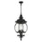 Livex Frontenac 4 Light Outdoor Pendant Lantern, Textured Black
