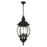 Livex Frontenac 4 Light Outdoor Pendant Lantern, Textured Black