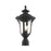 Livex Oxford 1 Light Outdoor Small Post Top Lantern, Textured Black