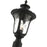 Livex Oxford 1 Light Outdoor Small Post Top Lantern, Textured Black