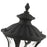 Livex Oxford 1 Light Outdoor Small Post Top Lantern, Textured Black