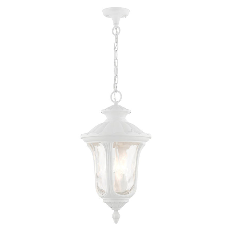 Livex Oxford 3 Light Outdoor Pendant Lantern