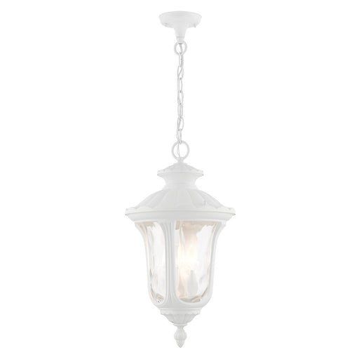 Livex Oxford 3 Light Outdoor Pendant Lantern