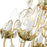Livex Acanthus 4 Light Chandelier, Winter Gold