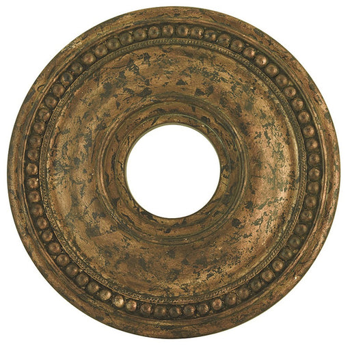 Livex Wingate Ceiling Medallion, Hand Applied Venetian Golden Bronze