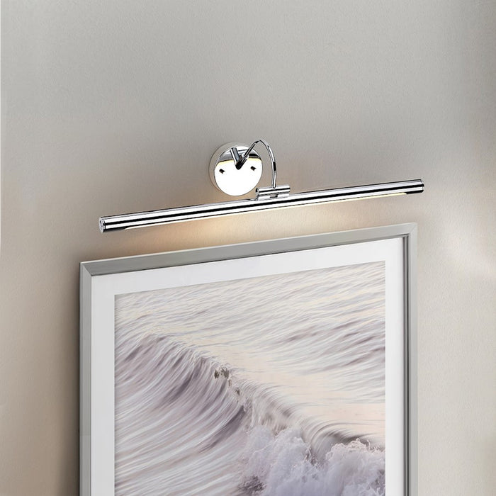 Lucas McKearn Alton 1Lt LED 27" Picture Light, Polished Chrome