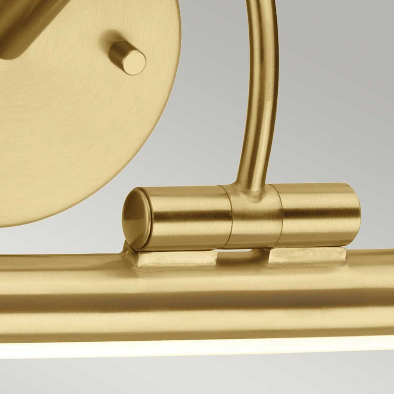 Lucas McKearn Alton 1 Light LED 15" Picture Light, Brushed Brass