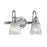 Lucas McKearn Addison 2Lt Bath/Vanity, Polished Chrome/Clear - BB-ADDISON2-PC