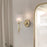 Lucas McKearn Carroll 1Lt Bath/Vanity, Polished Bronze/Clear