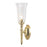 Lucas McKearn Dryden 1Lt 16" Bath/Vanity, Polished Brass/Clear - BB-DRYDEN2-PB