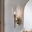 Lucas McKearn Dryden 1Lt 16" Bath/Vanity, Polished Brass/Clear
