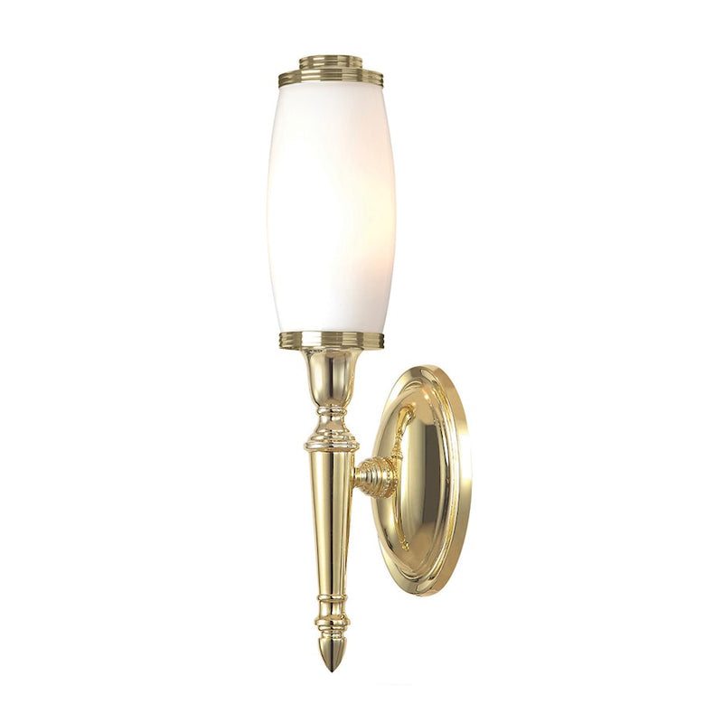 Lucas McKearn Dryden 1 Light Bath/Vanity, Polished Brass/Opal - BB-DRYDEN5-PB