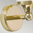 Lucas McKearn Eliot 1 Light Bath/Vanity, Polished Brass/Opal