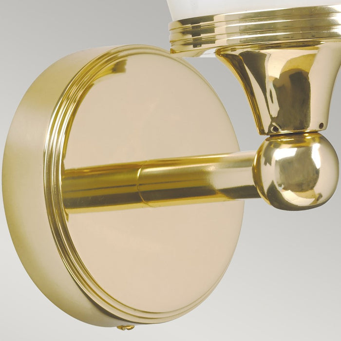 Lucas McKearn Eliot 1 Light Bath/Vanity, Polished Brass/Opal