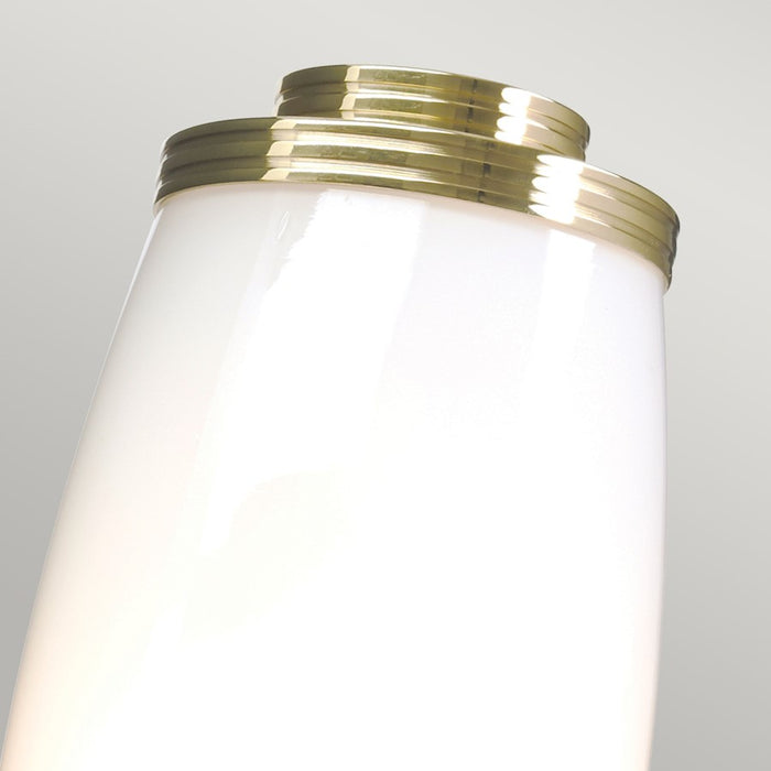 Lucas McKearn Eliot 1 Light Bath/Vanity, Polished Brass/Opal