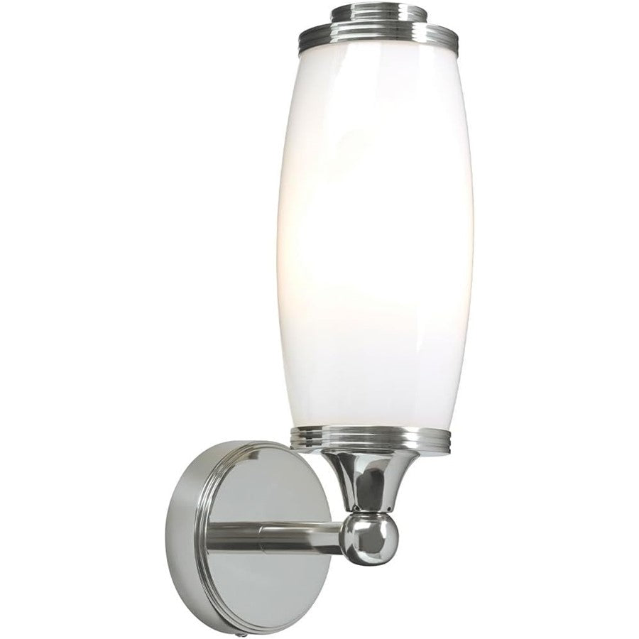 Lucas McKearn Eliot 1 Light Bath/Vanity, Polished Chrome/Opal