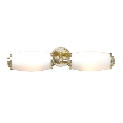 Lucas McKearn Eliot 2 Light Bath/Vanity, Polished Brass/Opal - BB-ELIOT2-PB