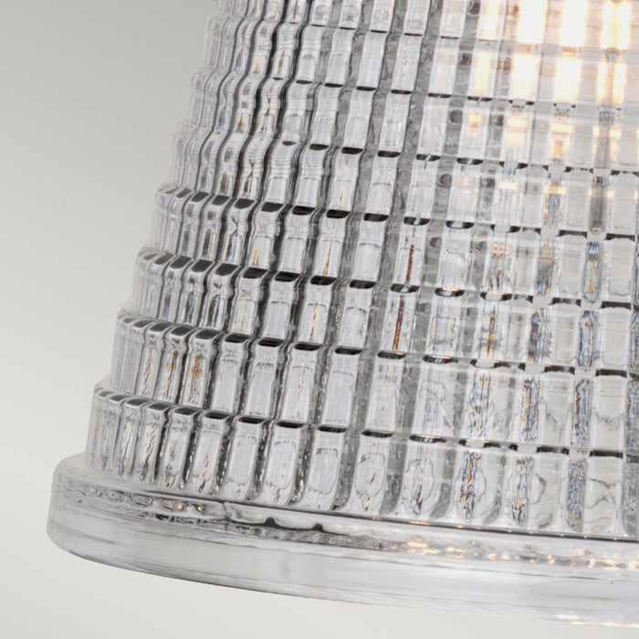 Lucas McKearn Gunnislake 1Lt Bath/Vanity, Polished Chrome/Clear