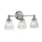 Lucas McKearn Keynes 3 Light Bath/Vanity, Polished Chrome/Clear - BB-KEYNES3-PC