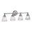 Lucas McKearn Keynes 4 Light Bath/Vanity, Polished Chrome/Clear - BB-KEYNES4-PC