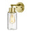 Lucas McKearn Morvah 1 Light Bath/Vanity, Brushed Brass/Clear - BB-MORVAH-BB
