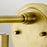 Lucas McKearn Morvah 1 Light Bath/Vanity, Brushed Brass/Clear