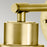Lucas McKearn Morvah 1 Light Bath/Vanity, Brushed Brass/Clear