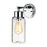 Lucas McKearn Morvah 1 Light Bath/Vanity, Polished Chrome/Clear - BB-MORVAH-PC