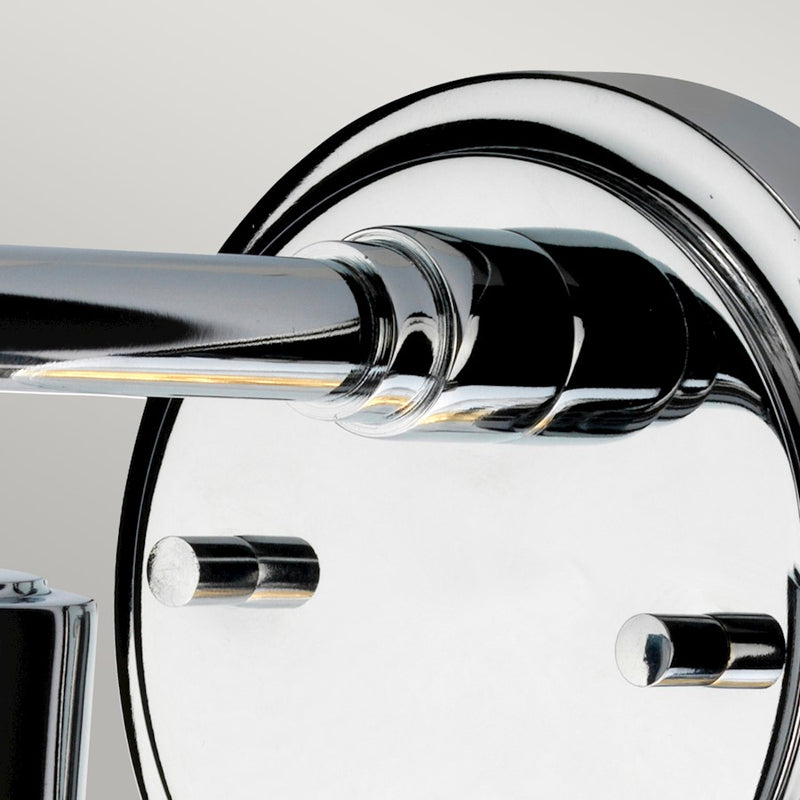 Lucas McKearn Morvah 1 Light Bath/Vanity, Polished Chrome/Clear