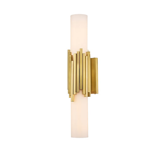 Lucas McKearn Marvel 2 Light Bath/Vanity, Aged Brass/Opal Etched - BB0517AGB-2