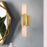 Lucas McKearn Marvel 2 Light Bath/Vanity, Aged Brass/Opal Etched
