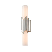 Lucas McKearn Marvel 1Lt Bath/Vanity, Polished Nickel/Opal Etched - BB0517PN-2