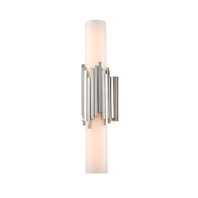 Lucas McKearn Marvel 1Lt Bath/Vanity, Polished Nickel/Opal Etched - BB0517PN-2