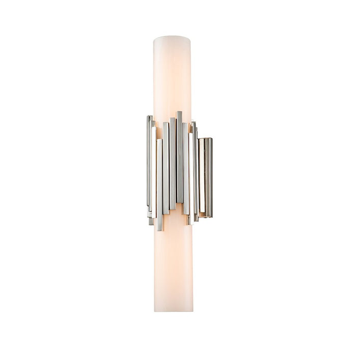 Lucas McKearn Marvel 1Lt Bath/Vanity, Polished Nickel/Opal Etched - BB0517PN-2