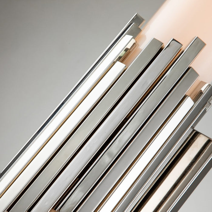 Lucas McKearn Marvel 1Lt Bath/Vanity, Polished Nickel/Opal Etched