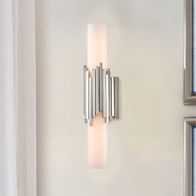 Lucas McKearn Marvel 1Lt Bath/Vanity, Polished Nickel/Opal Etched
