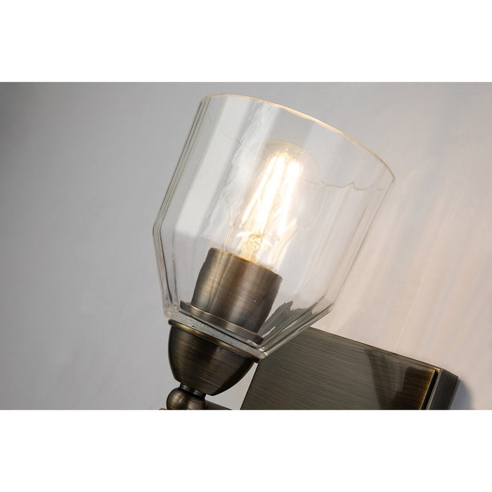 Lucas McKearn Felice 1 Light Bath/Vanity, Dark Bronze/Gold F1 - BB1000DB-1-F1G