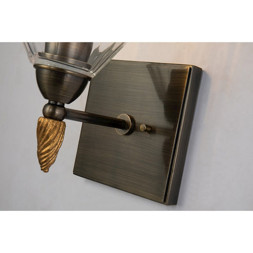 Lucas McKearn Felice 1 Light Bath/Vanity, Dark Bronze/Gold F1