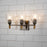 Lucas McKearn Felice 3 Light Bath/Vanity, Dark Bronze/Gold F2