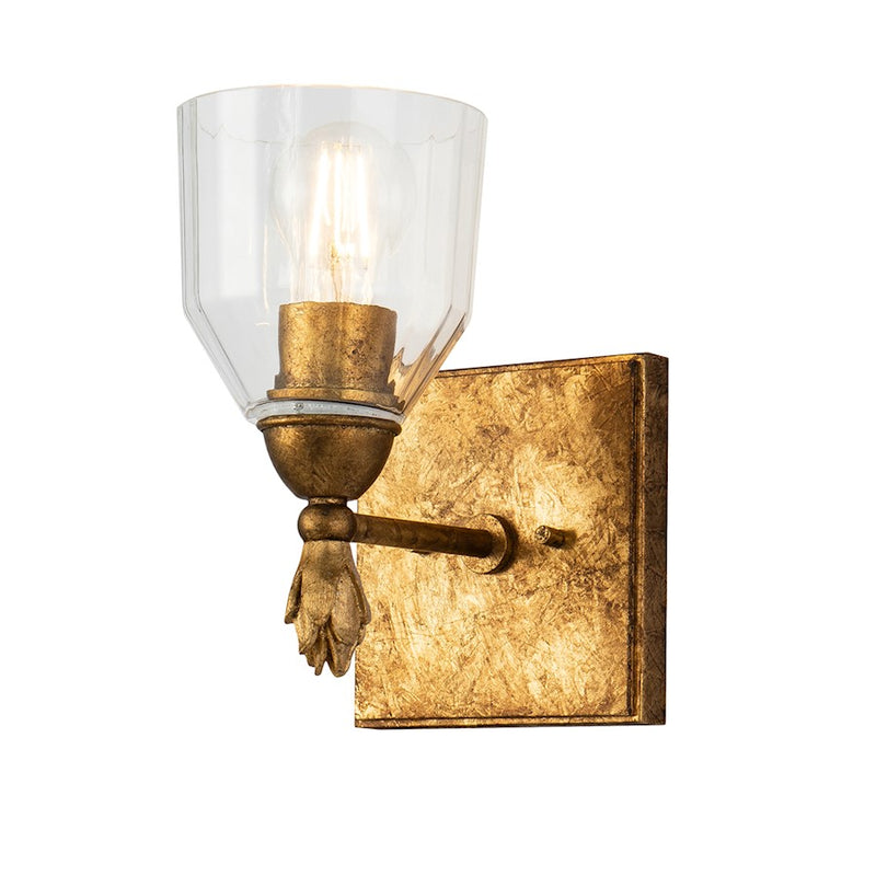Lucas McKearn Felice 1 Light Bath/Vanity, Gold F1 - BB1000G-1-F1G