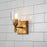 Lucas McKearn Felice 1 Light Bath/Vanity, Gold F1