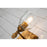 Lucas McKearn Felice 1 Light Bath/Vanity, Gold F1