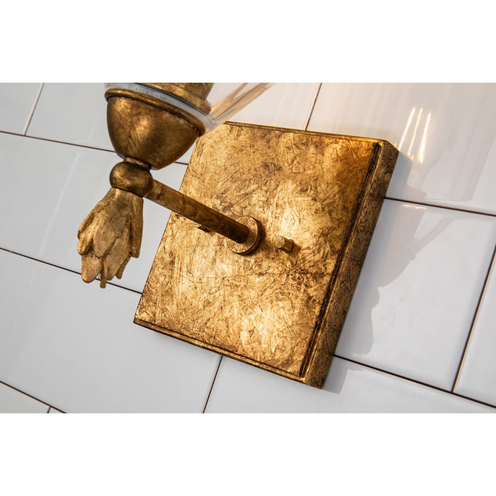 Lucas McKearn Felice 1 Light Bath/Vanity, Gold F1