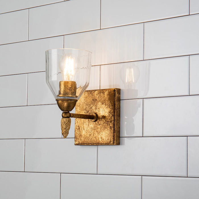 Lucas McKearn Felice 1 Light Bath/Vanity, Gold F2